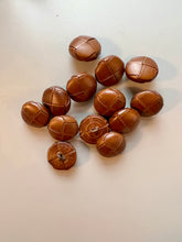 Load image into Gallery viewer, large 3/4&quot; leather buttons with shanks
