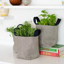 Load image into Gallery viewer, Linen Fabric Storage Tote
