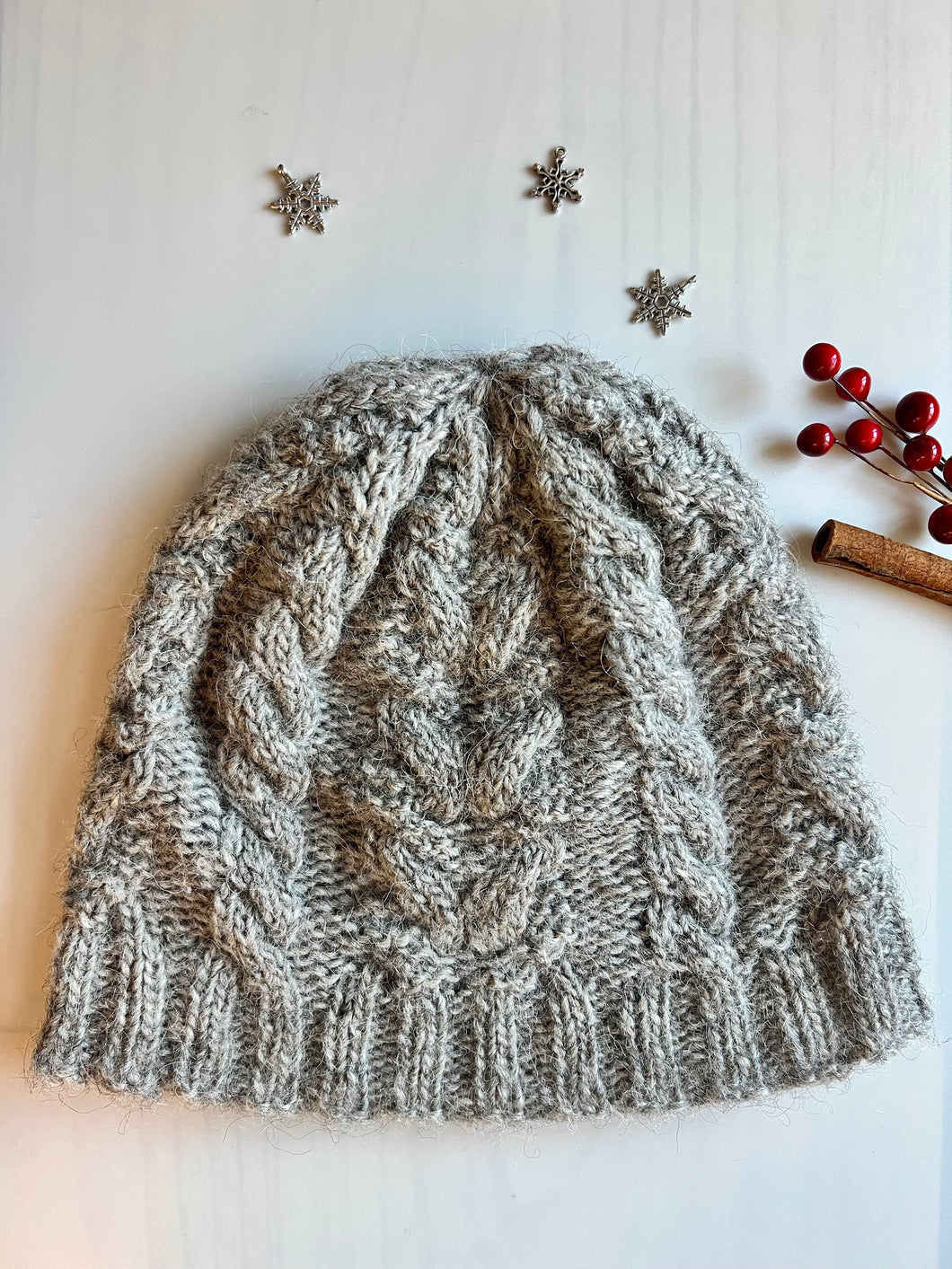 Sage and Stevie Worsted Knit Hat - pattern only
