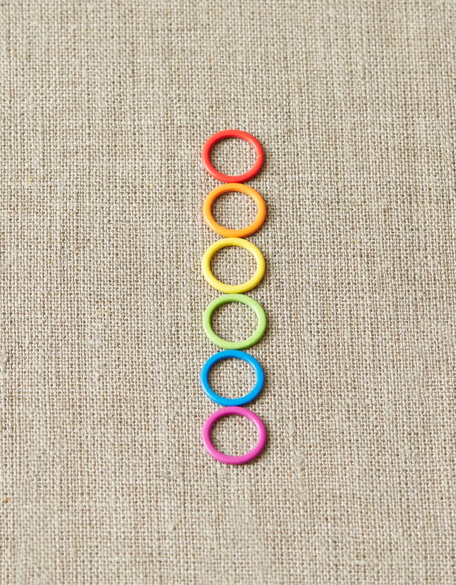 CocoKnits Colorful Ring Stitch Markers - Original