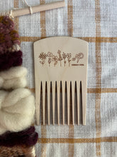 Load image into Gallery viewer, Wood Weaving Comb
