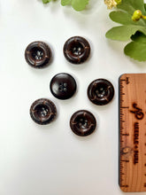 Load image into Gallery viewer, Vintage 1” Japanese Leather Buttons
