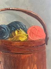 Load image into Gallery viewer, Original Oil Painting “Grandma’s Yarn Basket”
