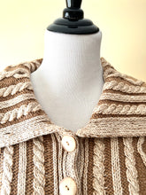 Load image into Gallery viewer, Vintage Aran Crafts Merino Wool Cardigan
