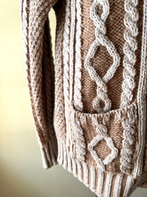 Load image into Gallery viewer, Vintage Aran Crafts Merino Wool Cardigan
