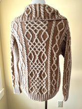 Load image into Gallery viewer, Vintage Aran Crafts Merino Wool Cardigan
