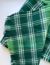 Load image into Gallery viewer, Vintage Woven Green Wool Scarf
