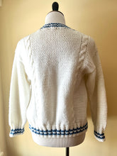 Load image into Gallery viewer, Vintage Hand-Knit Ice Skating Cardigan
