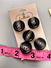 Load image into Gallery viewer, Vintage Charcoal Buttons, Set of 8
