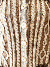 Load image into Gallery viewer, Vintage Aran Crafts Merino Wool Cardigan
