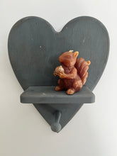 Load image into Gallery viewer, Heart-Shaped Wood Shelf, Blue
