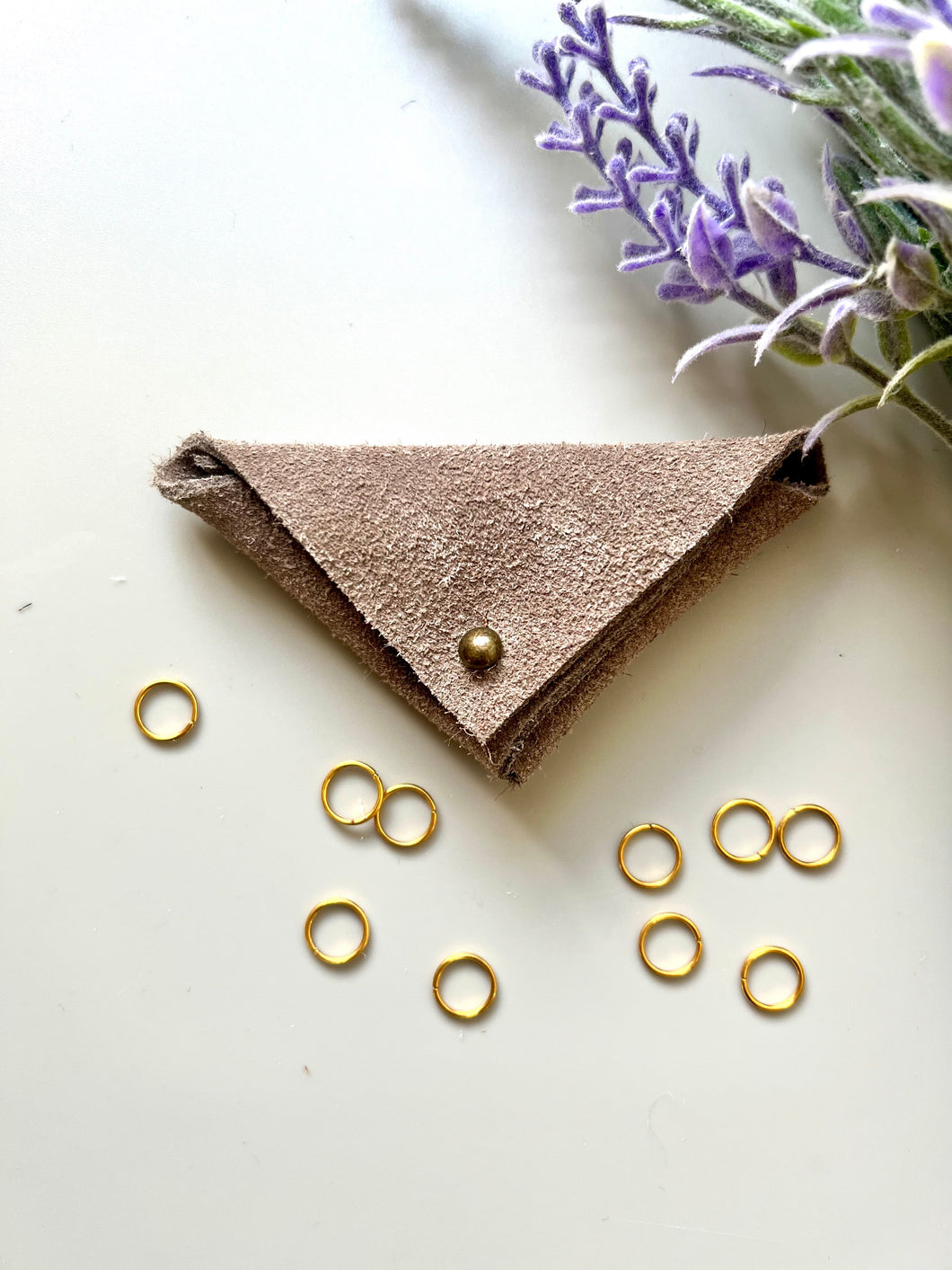 Leather Stitch Marker Pouches