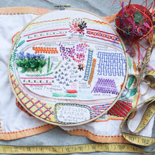 Load image into Gallery viewer, Dropcloth Original&#39;s Sequel Embroidery Sampler
