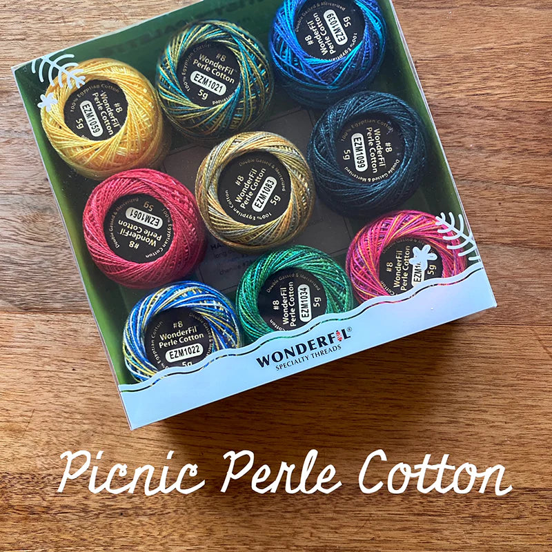 Wonderfil x Dropcloth Picnic Perle Cotton Thread Set