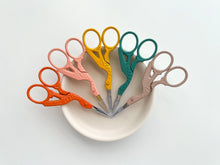 Load image into Gallery viewer, Embroidery Scissors - Storks
