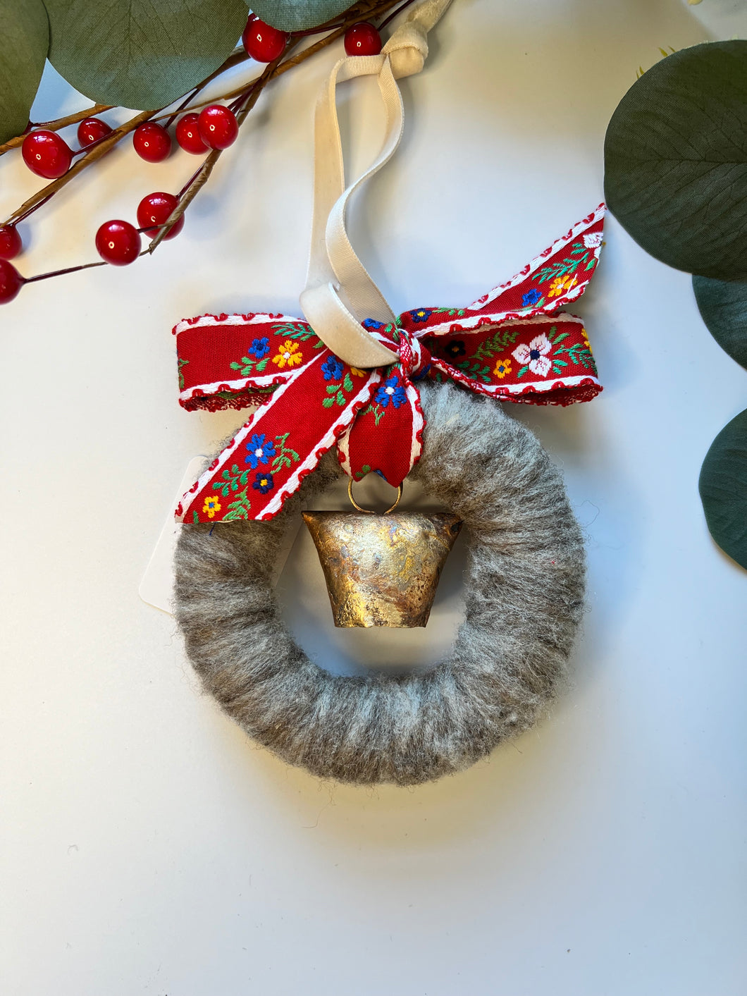 Wool Wreath Ornaments