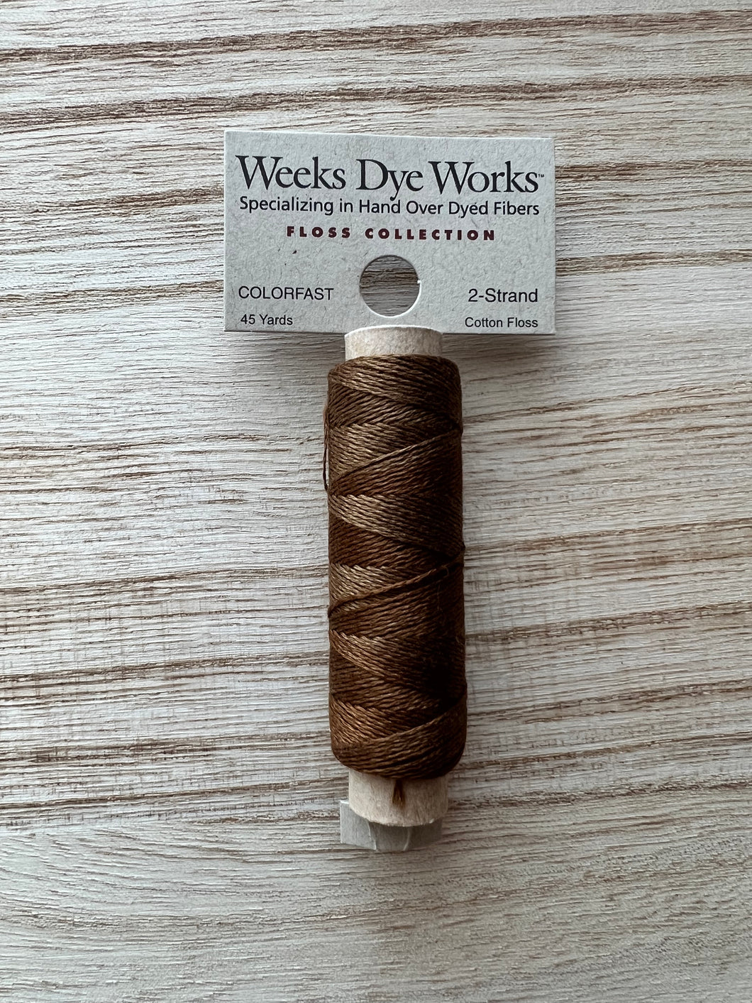 Weeks Dye Works 2-Strand Thread - Chestnut