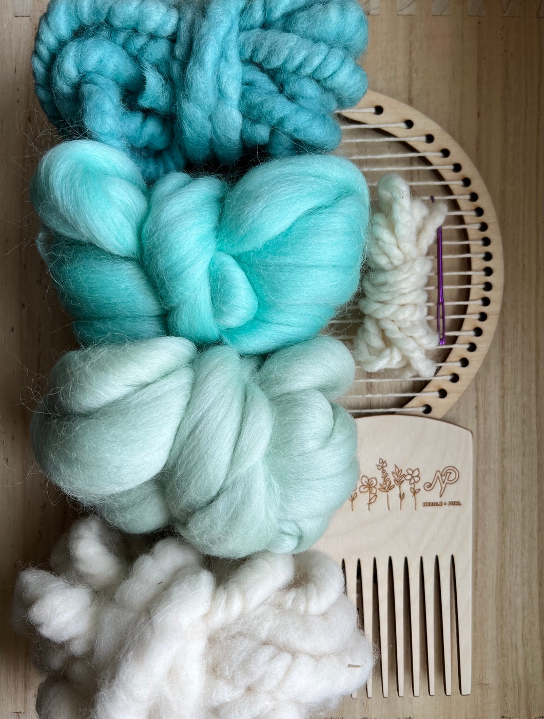 Cloud Weaving Loom Kit - Blue Skies Colorway