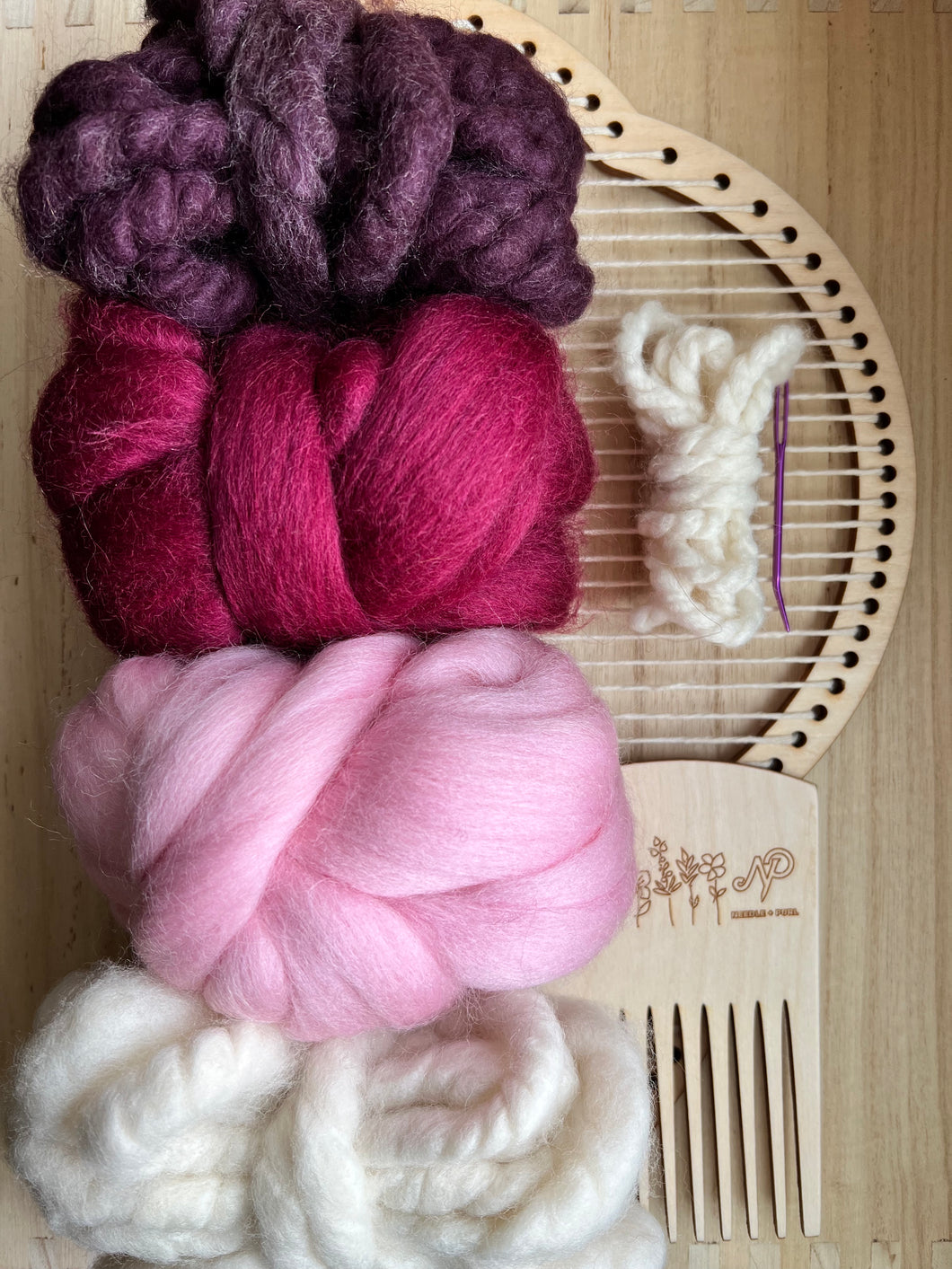 Cloud Weaving Loom Kits - Berry Sunset
