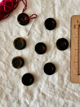 Load image into Gallery viewer, Vintage 1&quot; Dark Tortoiseshell Buttons
