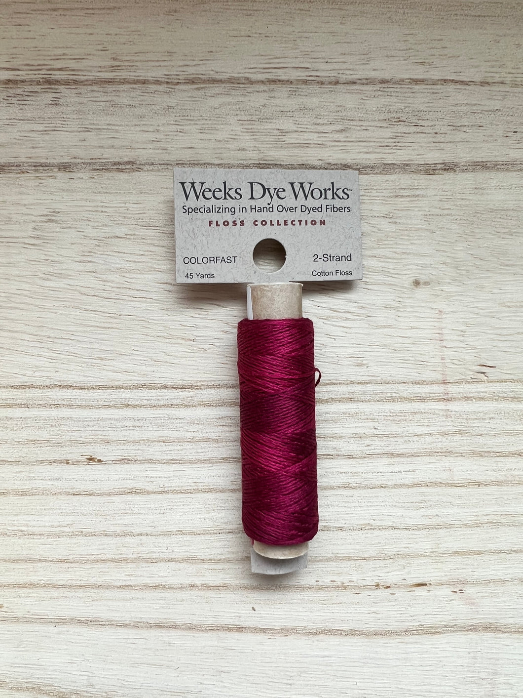 Weeks Dye Works 2-Strand Threads - Garnet