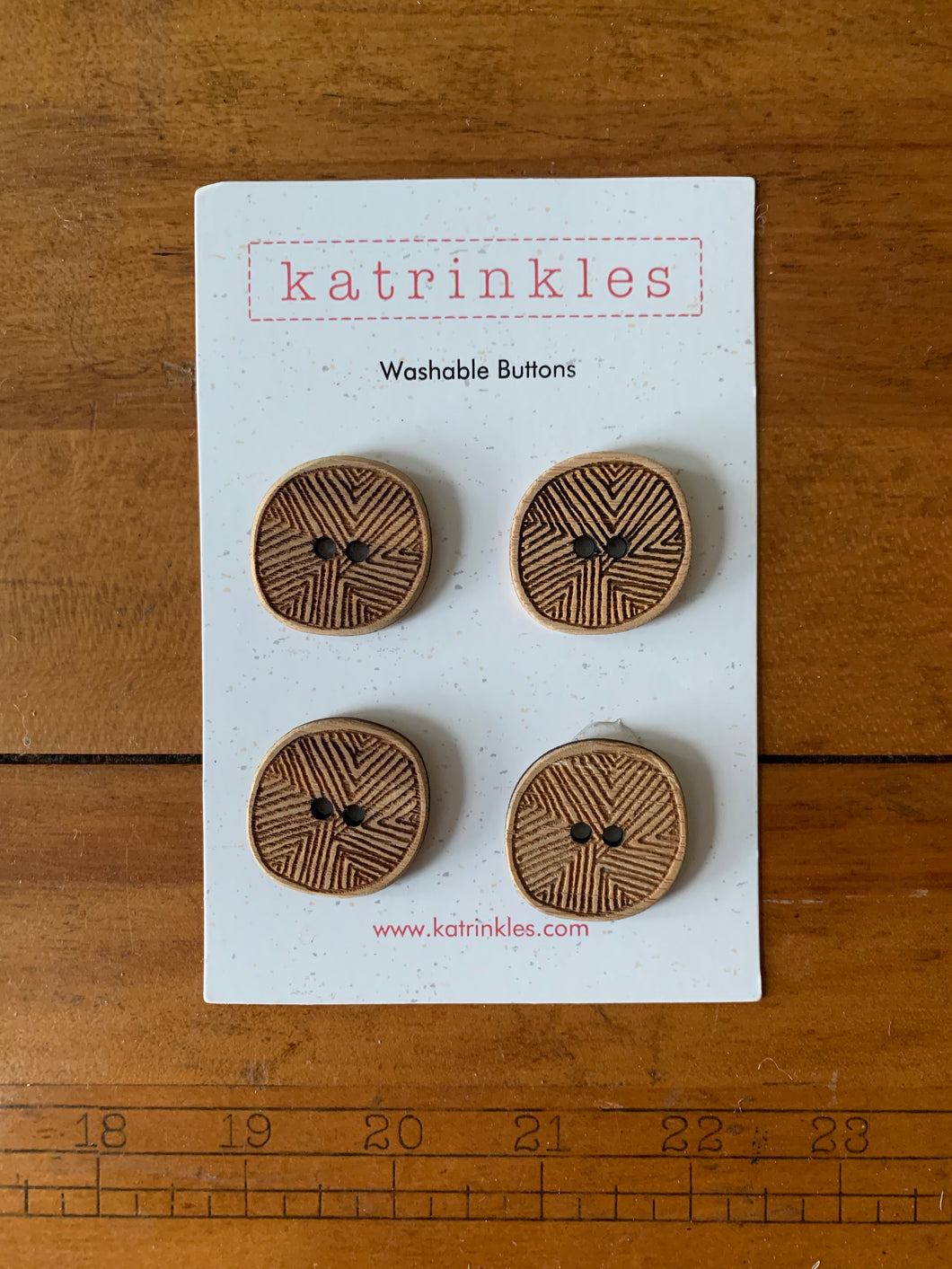 Bamboo Buttons, Large