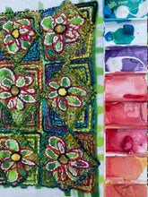 Load image into Gallery viewer, Dropcloth Picnic Embroidery Sampler
