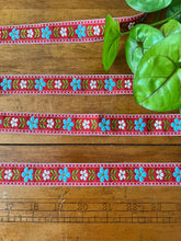 Load image into Gallery viewer, Vintage Ribbon - Red Flowered
