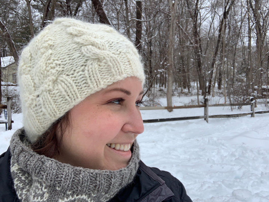 Sage and Stevie Bulky Knit Hat - pattern only
