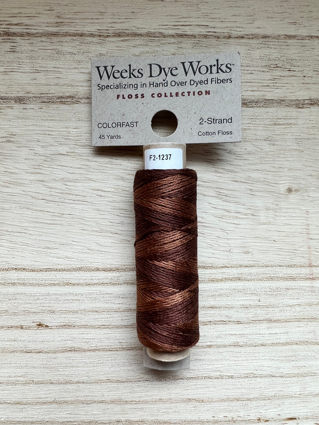 Weeks Dye Works 2-Strand Thread - Swiss Chocolate
