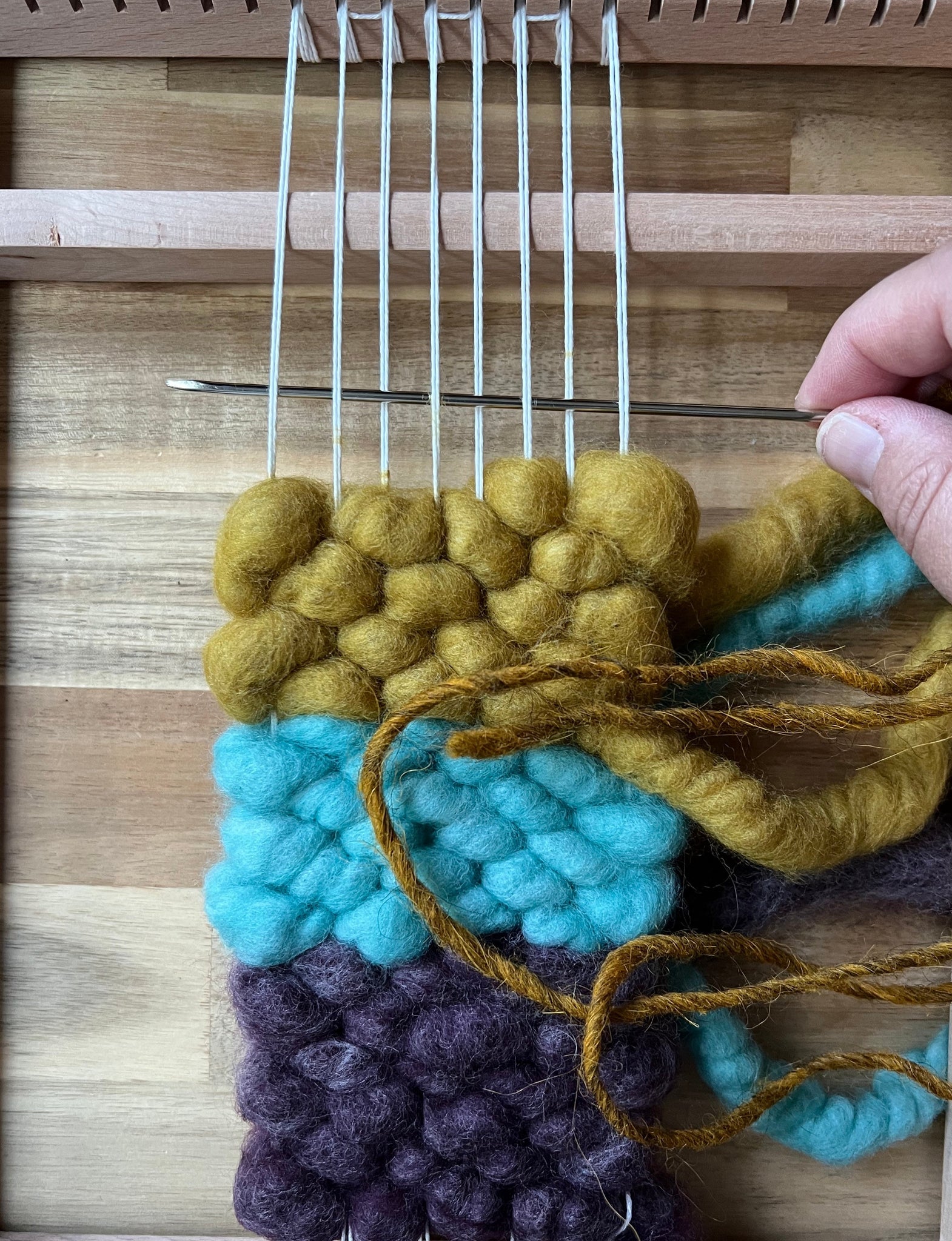 Weaving Needles Kit - Tapestry Needles - Nalbinding Wooden Needle 5-Pack -  Weaving Supplies – Frame Loom Weaving – Tapestry Weaving - Weaving Tools 