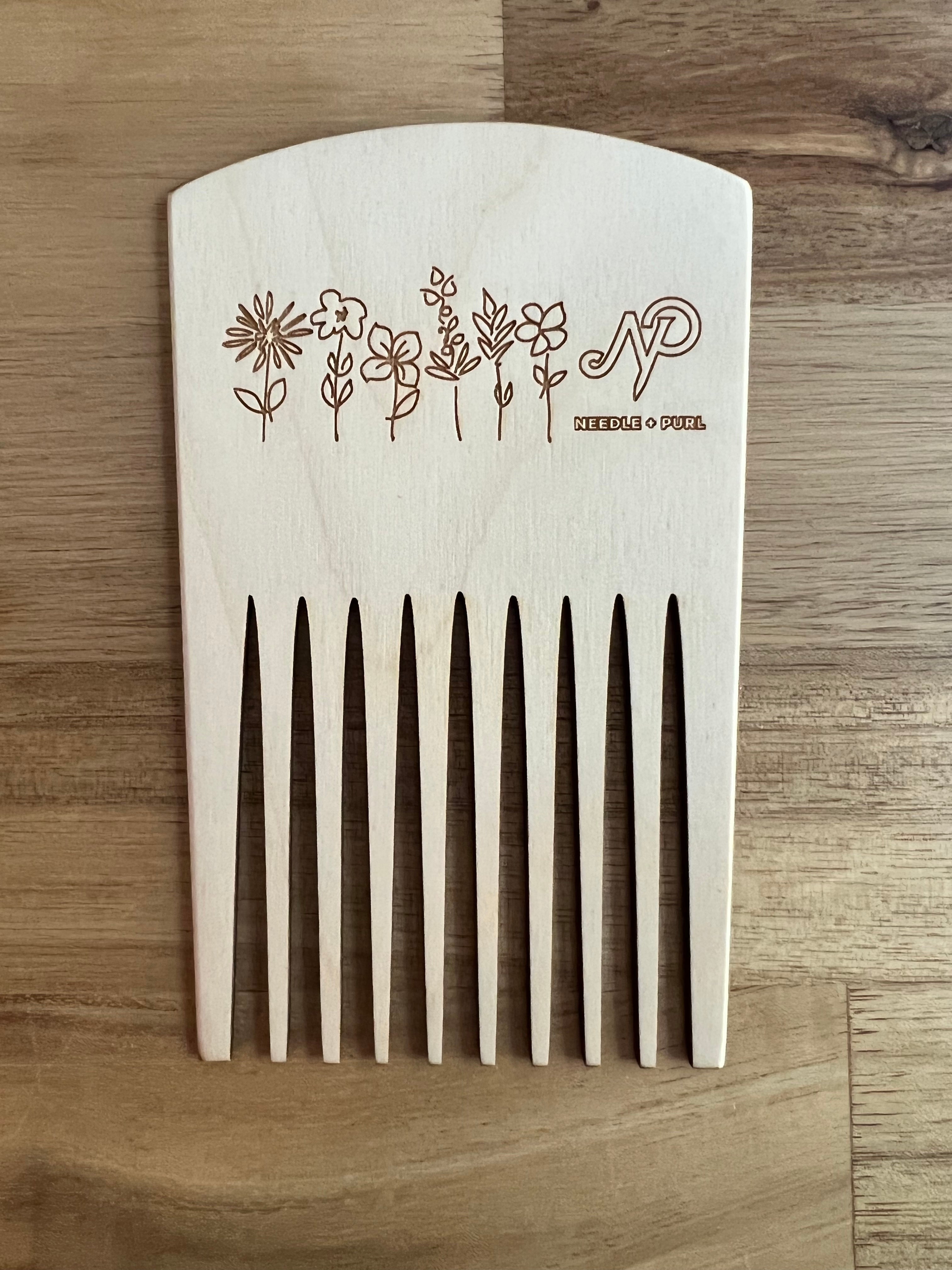 Wood Weaving Comb – Needle + Purl