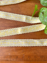 Load image into Gallery viewer, Vintage Ribbon - Yellow Flowers
